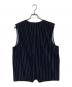 HOMME PLISSE ISSEY MIYAKE (オム プリッセ イッセイ ミヤケ) プリーツベスト　HP61JE143 ネイビー サイズ:4：22000円