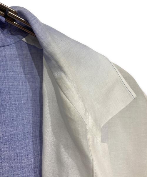 132 5. ISSEY MIYAKE（132 5. イッセイ ミヤケ）132 5. ISSEY MIYAKE (132 5. イッセイ ミヤケ) グラデーションリネン混シャツ　IL71FJ062 ブルー×ホワイト サイズ:3の古着・服飾アイテム
