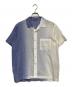132 5. ISSEY MIYAKE（132 5. イッセイ ミヤケ）の古着「グラデーションリネン混シャツ　IL71FJ062」｜ブルー×ホワイト