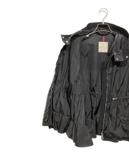 MONCLER（モンクレール）MONCLER (モンクレール) ナイロンフリルジャケット ブラック サイズ:00の古着・服飾アイテム