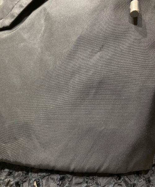 MONCLER（モンクレール）MONCLER (モンクレール) ナイロンフリルジャケット ブラック サイズ:00の古着・服飾アイテム