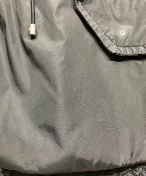 MONCLER（モンクレール）MONCLER (モンクレール) ナイロンフリルジャケット ブラック サイズ:00の古着・服飾アイテム