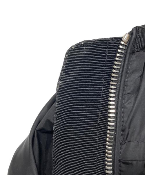 MONCLER（モンクレール）MONCLER (モンクレール) ナイロンフリルジャケット ブラック サイズ:00の古着・服飾アイテム