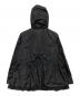 MONCLER (モンクレール) ナイロンフリルジャケット ブラック サイズ:00：40000円