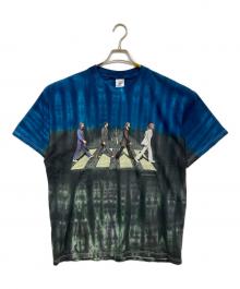 DELTA（デルタ）の古着「タイダイプリントTシャツ」｜ブルー×ブラック