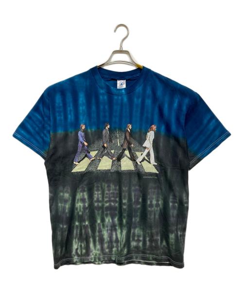 DELTA（デルタ）DELTA (デルタ) タイダイプリントTシャツ ブルー×ブラック サイズ:XLの古着・服飾アイテム