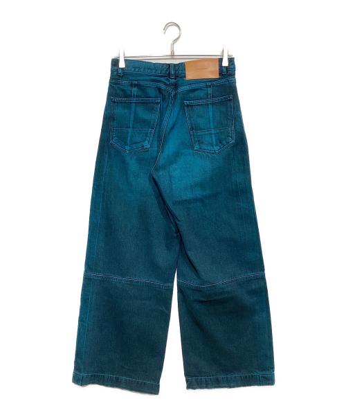 SUBLATIONS（サブレーションズ）SUBLATIONS (サブレーションズ) WIDE SEAM DENIM BAGGY PANTSワイド シーム デニム バギー パンツ） ブルーの古着・服飾アイテム