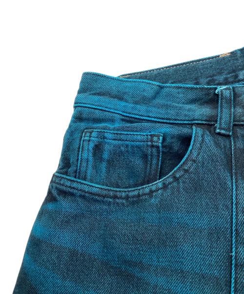 SUBLATIONS（サブレーションズ）SUBLATIONS (サブレーションズ) WIDE SEAM DENIM BAGGY PANTSワイド シーム デニム バギー パンツ） ブルーの古着・服飾アイテム