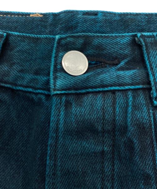 SUBLATIONS（サブレーションズ）SUBLATIONS (サブレーションズ) WIDE SEAM DENIM BAGGY PANTSワイド シーム デニム バギー パンツ） ブルーの古着・服飾アイテム