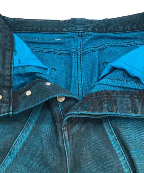 SUBLATIONS（サブレーションズ）SUBLATIONS (サブレーションズ) WIDE SEAM DENIM BAGGY PANTSワイド シーム デニム バギー パンツ） ブルーの古着・服飾アイテム