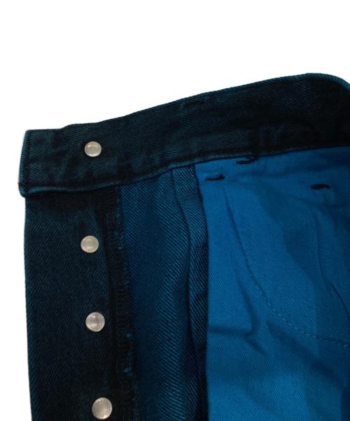 SUBLATIONS（サブレーションズ）SUBLATIONS (サブレーションズ) WIDE SEAM DENIM BAGGY PANTSワイド シーム デニム バギー パンツ） ブルーの古着・服飾アイテム