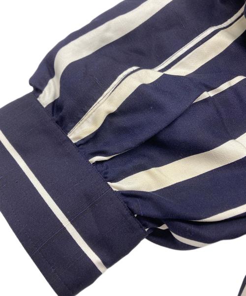 POLO RALPH LAUREN（ポロ・ラルフローレン）POLO RALPH LAUREN (ポロ・ラルフローレン) ストライプシャツワンピース ネイビー サイズ:6の古着・服飾アイテム