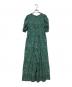 ne quittez pas (ヌキテパ) Cotton Dobby Stripe Flower Print All In One 010861FS2 グリーン サイズ:S：20000円