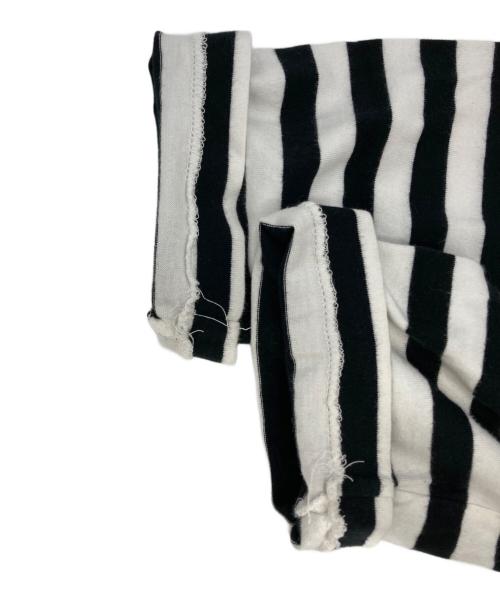 COMME des GARCONS（コムデギャルソン）COMME des GARCONS (コムデギャルソン) ボーダーカットソー ホワイト×ブラック サイズ:XLの古着・服飾アイテム