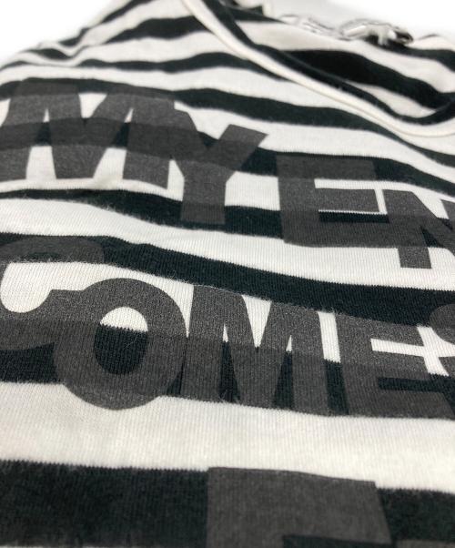 COMME des GARCONS（コムデギャルソン）COMME des GARCONS (コムデギャルソン) ボーダーカットソー ホワイト×ブラック サイズ:XLの古着・服飾アイテム