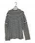 COMME des GARCONS (コムデギャルソン) ボーダーカットソー ホワイト×ブラック サイズ:XL：10000円