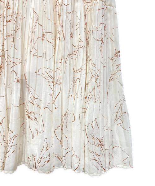 Snidel（スナイデル）Snidel (スナイデル) Sustainable20周年プリントワンピース アイボリー サイズ:1の古着・服飾アイテム