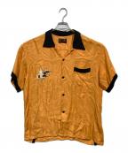 東洋エンタープライズトウヨウエンタープライズ）の古着「SUKA BOWLING SHIRT “EAGLE”」｜オレンジ