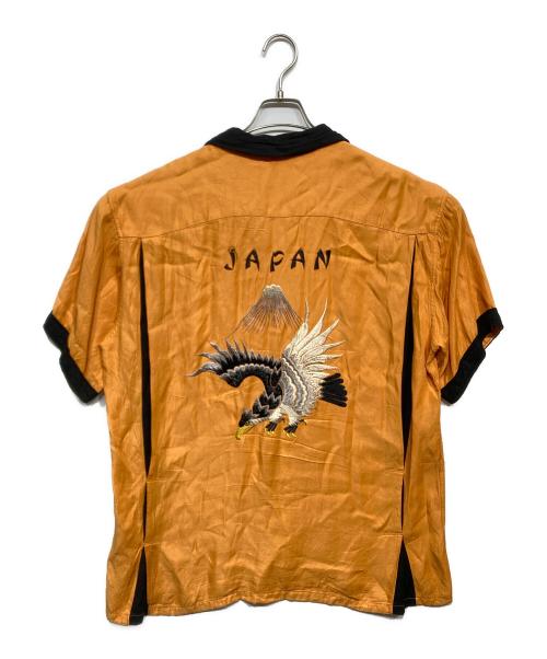 東洋エンタープライズ（トウヨウエンタープライズ）東洋エンタープライズ (トウヨウエンタープライズ) SUKA BOWLING SHIRT “EAGLE” オレンジ サイズ:XLの古着・服飾アイテム