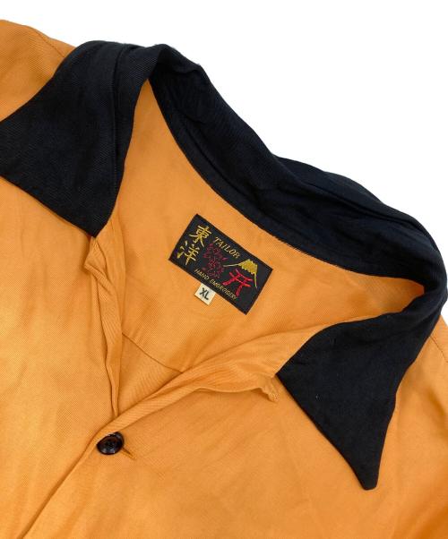 東洋エンタープライズ（トウヨウエンタープライズ）東洋エンタープライズ (トウヨウエンタープライズ) SUKA BOWLING SHIRT “EAGLE” オレンジ サイズ:XLの古着・服飾アイテム
