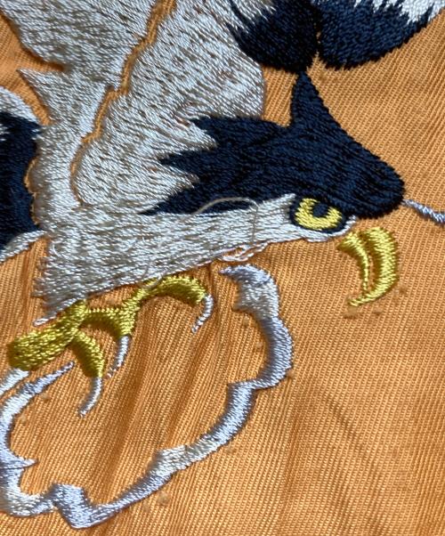 東洋エンタープライズ（トウヨウエンタープライズ）東洋エンタープライズ (トウヨウエンタープライズ) SUKA BOWLING SHIRT “EAGLE” オレンジ サイズ:XLの古着・服飾アイテム