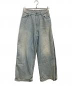 adidasアディダス）の古着「Adilenium Season 3 Zip Washed Denim Pants」｜インディゴ