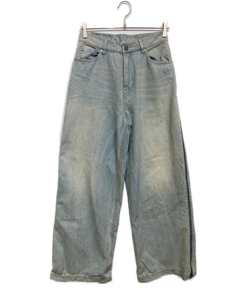 adidas（アディダス）adidas (アディダス) Adilenium Season 3 Zip Washed Denim Pants インディゴ サイズ:28の古着・服飾アイテム
