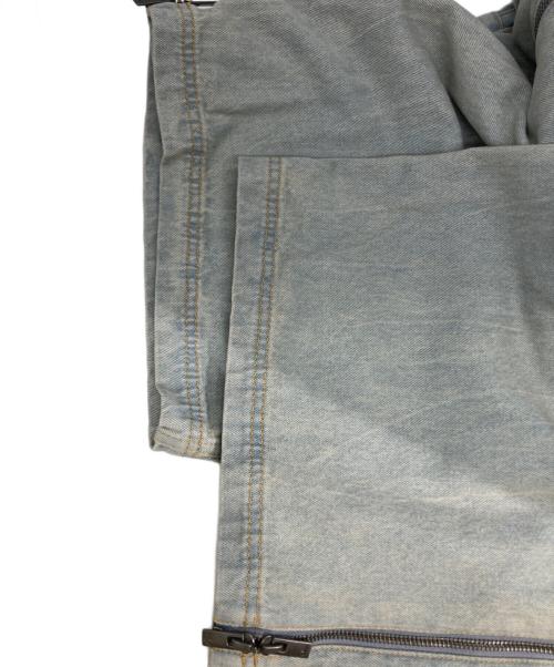 adidas（アディダス）adidas (アディダス) Adilenium Season 3 Zip Washed Denim Pants インディゴ サイズ:28の古着・服飾アイテム