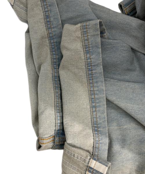 adidas（アディダス）adidas (アディダス) Adilenium Season 3 Zip Washed Denim Pants インディゴ サイズ:28の古着・服飾アイテム