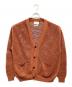 YOKE（ヨーク）の古着「MESHED KNIT CARDIGAN」｜ブラウン