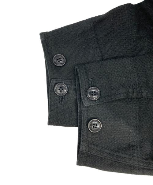 confect（コンフェクト）confect (コンフェクト) Pigment Dyed Cotton Linen Chore Jacket ブラック サイズ:3の古着・服飾アイテム