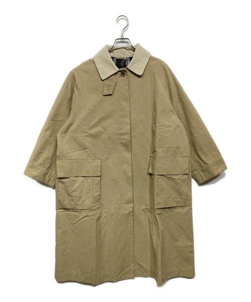 somewearclothing（サムウェアクロージング）somewearclothing (サムウェアクロージング) 裏地チェック ラグランコート ベージュ サイズ:Fの古着・服飾アイテム