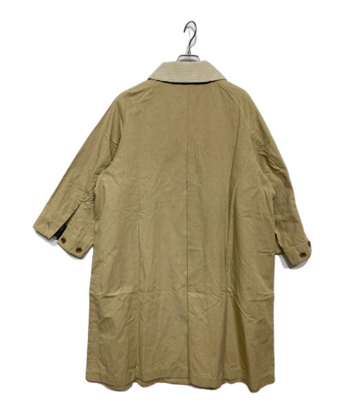somewearclothing（サムウェアクロージング）somewearclothing (サムウェアクロージング) 裏地チェック ラグランコート ベージュ サイズ:Fの古着・服飾アイテム