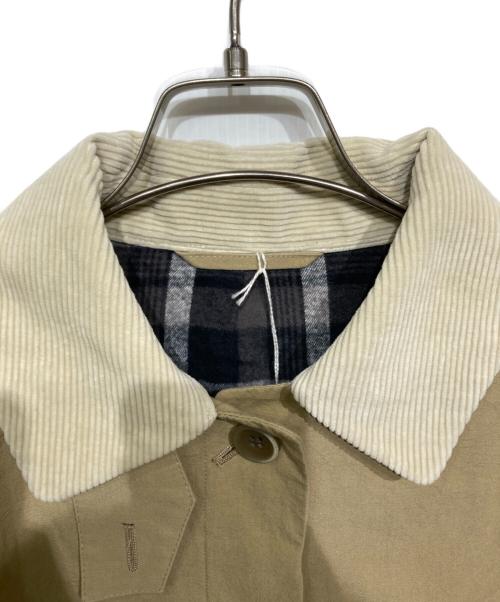 somewearclothing（サムウェアクロージング）somewearclothing (サムウェアクロージング) 裏地チェック ラグランコート ベージュ サイズ:Fの古着・服飾アイテム