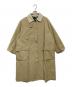 somewearclothing（サムウェアクロージング）の古着「裏地チェック ラグランコート」｜ベージュ