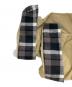 中古・古着 somewearclothing (サムウェアクロージング) 裏地チェック ラグランコート ベージュ サイズ:F：8000円