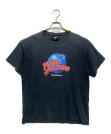 PLANET HOLLYWOOD（プラネットハリウッド）の古着「プリントTシャツ」｜ブラック
