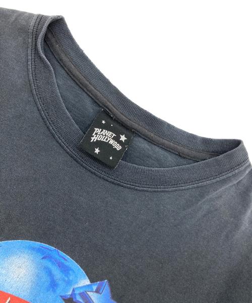 PLANET HOLLYWOOD（プラネットハリウッド）PLANET HOLLYWOOD (プラネットハリウッド) プリントTシャツ ブラック サイズ:不明の古着・服飾アイテム