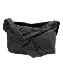 discord Yohji Yamamoto（ディスコード ヨウジヤマモト）の古着「Puff(S) レザーサコッシュバッグ」｜ブラック