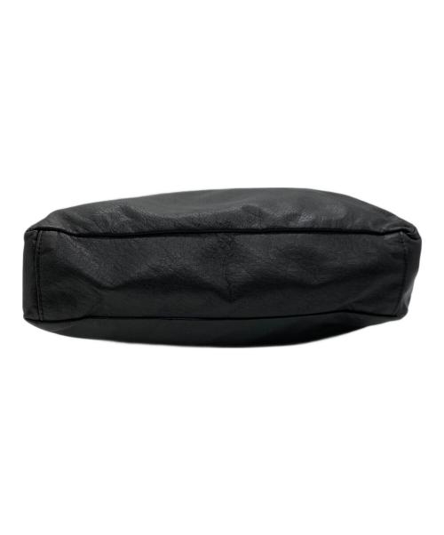 discord Yohji Yamamoto（ディスコード ヨウジヤマモト）discord Yohji Yamamoto (ディスコード ヨウジヤマモト) Puff(S) レザーサコッシュバッグ ブラック サイズ:Sの古着・服飾アイテム