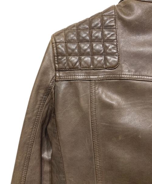 ALL SAINTS（オールセインツ）ALL SAINTS (オールセインツ) ダブルライダースジャケット ブラウン サイズ:XSの古着・服飾アイテム