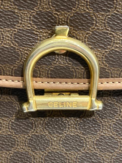 CELINE（セリーヌ）CELINE (セリーヌ) ホースビット マカダム ハンドバッグ ブラウンの古着・服飾アイテム
