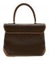 CELINE (セリーヌ) ホースビット マカダム ハンドバッグ ブラウン：12000円