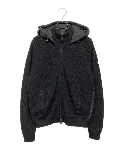 MONCLER（モンクレール）MONCLER (モンクレール) MAGLIONE TRICOT CARDIGAN ブラック サイズ:Mの古着・服飾アイテム