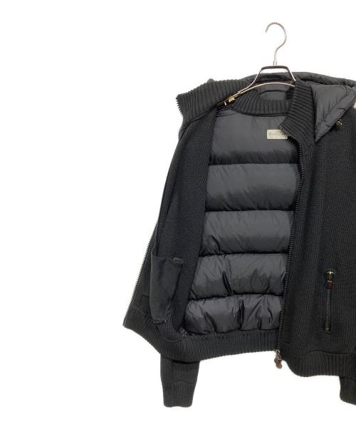 MONCLER（モンクレール）MONCLER (モンクレール) MAGLIONE TRICOT CARDIGAN ブラック サイズ:Mの古着・服飾アイテム