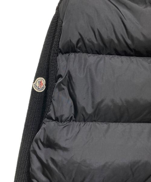 MONCLER（モンクレール）MONCLER (モンクレール) MAGLIONE TRICOT CARDIGAN ブラック サイズ:Mの古着・服飾アイテム