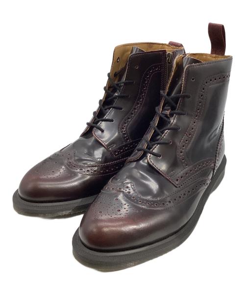 Dr.Martens（ドクターマーチン）Dr.Martens (ドクターマーチン) ウィングチップブーツ ブラウン サイズ:UK7の古着・服飾アイテム