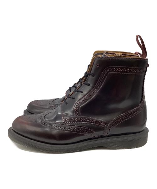 Dr.Martens（ドクターマーチン）Dr.Martens (ドクターマーチン) ウィングチップブーツ ブラウン サイズ:UK7の古着・服飾アイテム