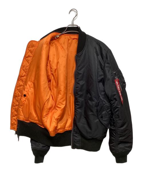 ALPHA（アルファ）ALPHA (アルファ) MA-1ジャケット ブラック サイズ:XLの古着・服飾アイテム