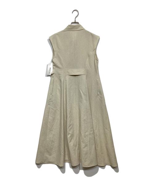 FRAY ID（フレイ アイディー）FRAY ID (フレイ アイディー) カシュクールラップワンピース ベージュ 未使用品の古着・服飾アイテム